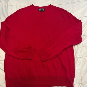 ExpressMen's V-Neck Sweater Italian Merino Wool